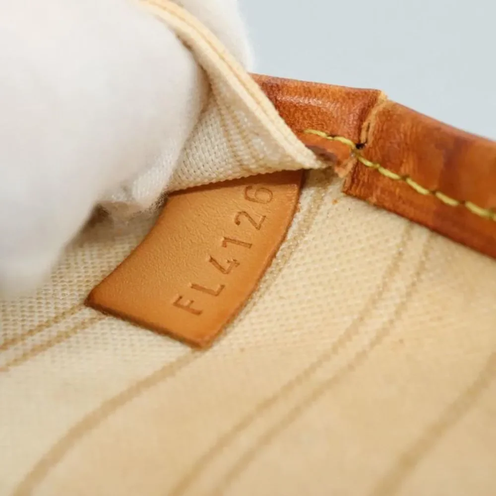 Louis Vuitton Neverfull Gm White Canvas Tote Bag (Pre-Owned) - Picture 13 of 16